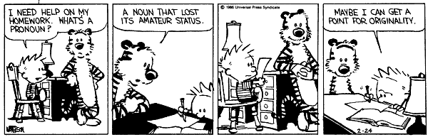 Calvin & Hobbes - originality