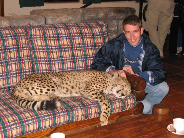 Me with a cheetah
